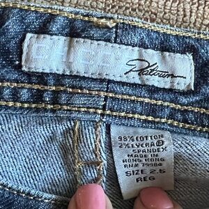 Chico’s Platinum Blue Denim Jeans 2.5